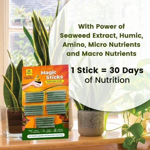 Dr.Green's - Magic Plant Sticks (25 Sticks)