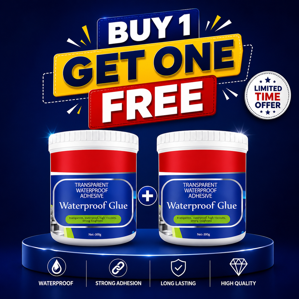 BUY 1 GET 1 FREE🔥 Transparent Waterproof Glue with free brush - clear waterproof sealant for leak reapir