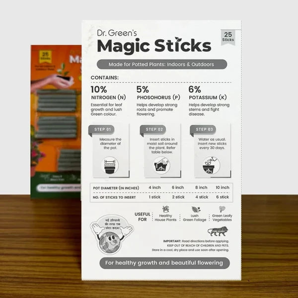 Dr.Green's - Magic Plant Sticks (25 Sticks)